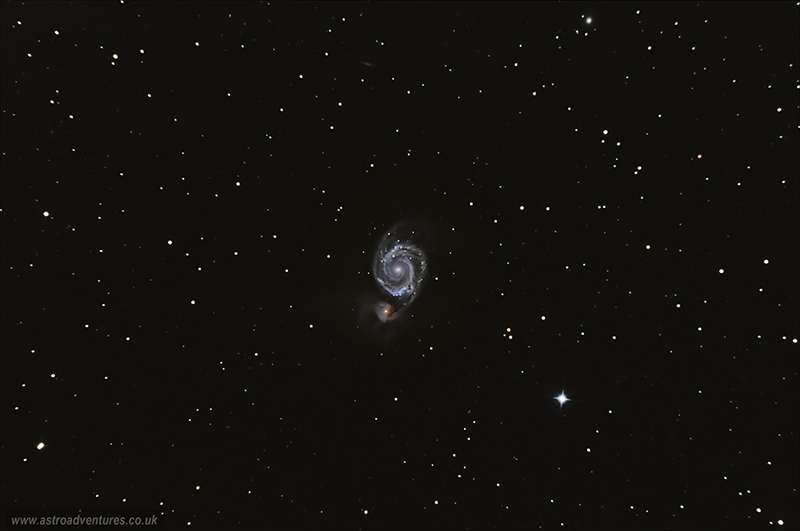 M51 - The Whirlpool Nebula.
